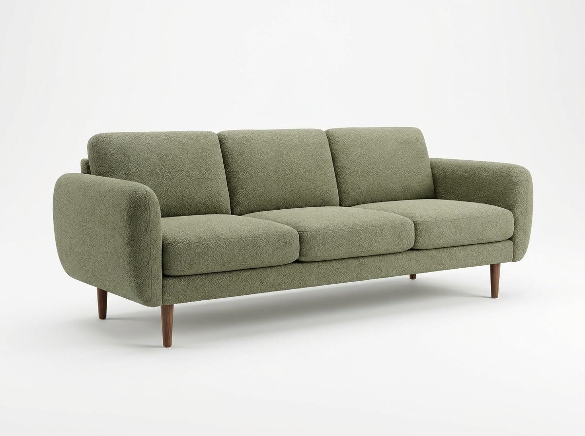 The sofa as a white-background packshot